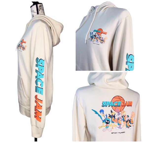 Space Jam A New Legacy Looney Tunes Graphic Print Hoodie - Size Small - Picture 2 of 16